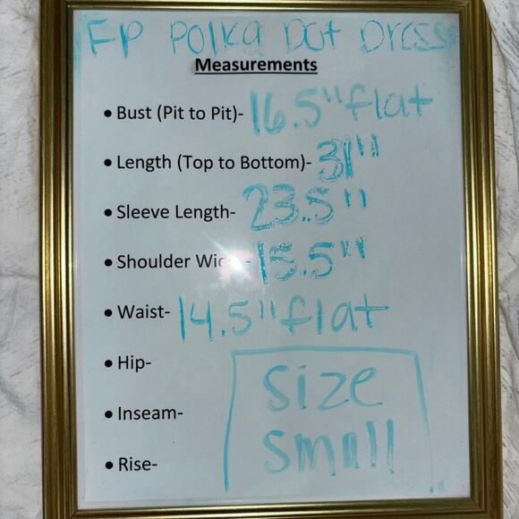 Free People This Town Long Sleeve Polka Dot Shirt Dress | Size Small - Picture 15 of 15